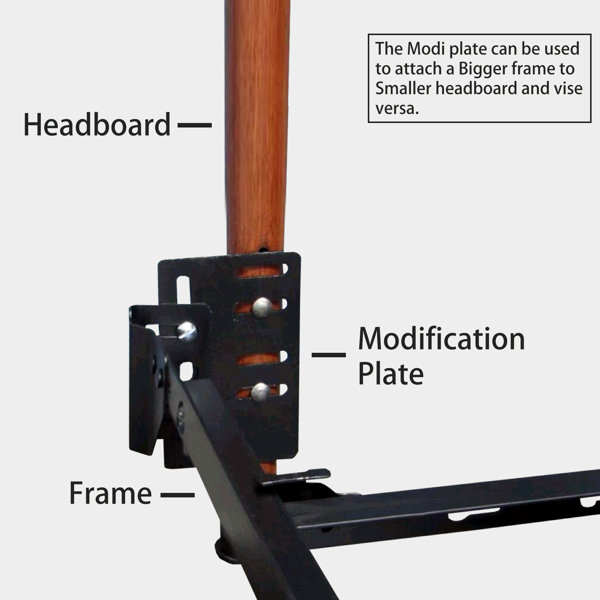 Alwyn Home Mcclure Modification Plate, Headboard Attachment Bracket